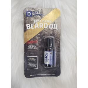 NEW Duke Cannon Best Damn Beard‎ Oil, Redwood 0.5oz